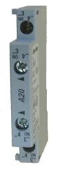 100-SA20 - Allen-Bradley 2 Pole Side Mount Auxiliary Contact Block 2NO 600VAC - Essential Electric Supply