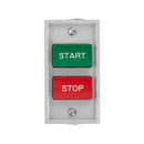 10250H5200 - Eaton 30.5 mm Heavy-Duty Assembled Control Station, NEMA 1, Red Flush Pushbutton, Surface Mount, 2 Elements - Essential Electric Supply