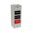 10250H5300 - Cutler Hammer 10A 550VAC/600VDC Heavy-Duty Push Button Control Station, FOR/REV/STOP, NEMA 1, Flush Mount, 3-Element - Essential Electric Supply