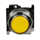 10250T104 - Cutler Hammer 30.5mm Heavy-Duty Yellow Momentary Flush Mount Pushbutton, Non-Illuminated, NEMA 3/4/4X/12/13/3R Rated - Essential Electric Supply