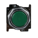 10250T23G - Eaton 30.5mm Heavy-Duty Watertight Flush Pushbutton, 1NO Contact, Green Actuator, Chrome Bezel, Class I Division 2 - Essential Electric Supply