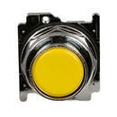 10250T104 - Cutler Hammer 30.5mm Heavy-Duty Yellow Momentary Flush Mount Pushbutton, Non-Illuminated, NEMA 3/4/4X/12/13/3R Rated - Essential Electric Supply