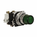 10250T76G - Eaton 10 Amp 120V AC 1NO-1NC Illuminated Push Button Operator, 30.5mm, Heavy-Duty, NEMA 3/3R/4/4X/12/13, 10250T Series, Green Actuator - Essential Electric Supply