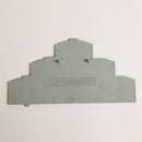 1492-EBLTF3 - Allen-Bradley IEC Terminal Block End Barrier, Gray, 1.5 x 59 x 110.5 mm - Essential Electric Supply