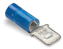 14RB250T Thomas & Betts Electrical Connector Tab Terminal Vinyl-Insulated Male .250x.032" 14-16 AWG Blue (100 pcs) - Essential Electric Supply