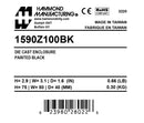 1590Z100BK - Hammond Mfg Circuit Breaker  Enclosure - Essential Electric Supply
