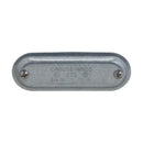 170 - Crouse-Hinds 1/2" Form 7 Wedge Nut Conduit Body Cover, Sheet Steel - Essential Electric Supply