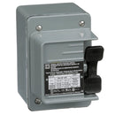 2510KW1 - Square D 30A 600VAC 2-Pole Manual Motor Switch NEMA 4 Die Cast Zinc Alloy Enclosure - Essential Electric Supply