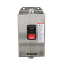 2510MCW13 - Square D 3-Pole 27A 600VAC Manual Motor Starter NEMA 4 Stainless Steel Enclosure - Essential Electric Supply