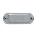 280 - Appleton 3/4 in Form 8 Conduit Body Cover, Zinc Electroplated, Screw-In Mount, Stamped Steel - Essential Electric Supply