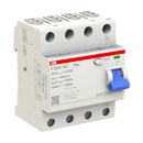 2CSF204001R1400 - ABB F200 Series 4P 40A 30mA AC Type Residual Current Circuit Breaker (RCCB) - Essential Electric Supply