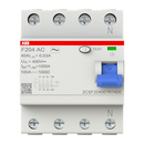 2CSF204001R1400 - ABB F200 Series 4P 40A 30mA AC Type Residual Current Circuit Breaker (RCCB) - Essential Electric Supply