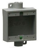 2FSC1 Killark Aluminum Device Box Two-Gang Shallow Electrical Box - Essential Electric Supply