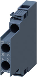 3RH2911-1DA11 - Siemens 2-Pole Side Mount Auxiliary Switch Block 1NO 1NC S00 Frame Screw Terminals - Essential Electric Supply
