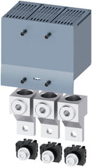 3VA9233-0JJ13 - Siemens 3-Pole 175A 3VA Frame Circuit Breaker Lug Terminal Kit, Aluminum Body, Wire Size 2 AWG to 350 kcmil - Essential Electric Supply