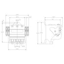 40HP32AA - Siemens 90A 600V 3 Pole NEMA Size 3 Motor Contactor Snap-In Mount Coil 110-240VAC - Essential Electric Supply