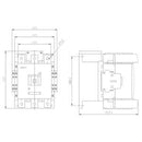 40LP32AF - Siemens Class 40 3 Pole 270A 600V 120VAC NEMA Size 5 Open Contactor - Essential Electric Supply