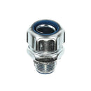 Thomas & Betts 5332 | ½-Inch Straight Insulated Liquid-Tight Flexible Metal Conduit Connector – Steel, Zinc Plated - Essential Electric Supply