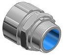 5333 Thomas & Betts Liquidtight Conduit Connector, 3/4-Inch, Steel, Zinc Electroplate Finish - Essential Electric Supply