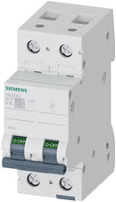 5SL6210-7 - Siemens  230V 10A 2 pole circuit breaker 6kA@230V - Essential Electric Supply