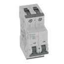 5SY4202-7 - Siemens Feed-Thru 400V 2A 2 pole circuit breaker 10kA@400V - Essential Electric Supply