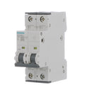 5SY4202-7 - Siemens Feed-Thru 400V 2A 2 pole circuit breaker 10kA@400V - Essential Electric Supply