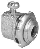 702V Crouse-Hinds Flexible Metal Conduit Connector Malleable Iron 3/8" Straight Non-Insulated - Essential Electric Supply
