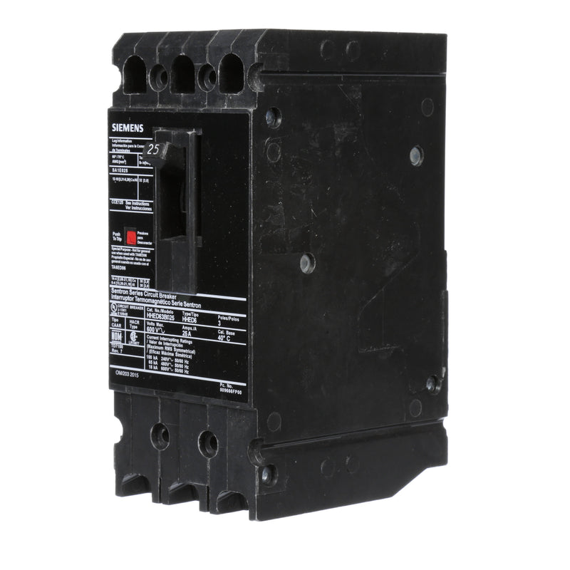 ED63A003 - SIemens Bolt-On 3 Amp 3 Pole Circuit Breaker - Essential Electric Supply