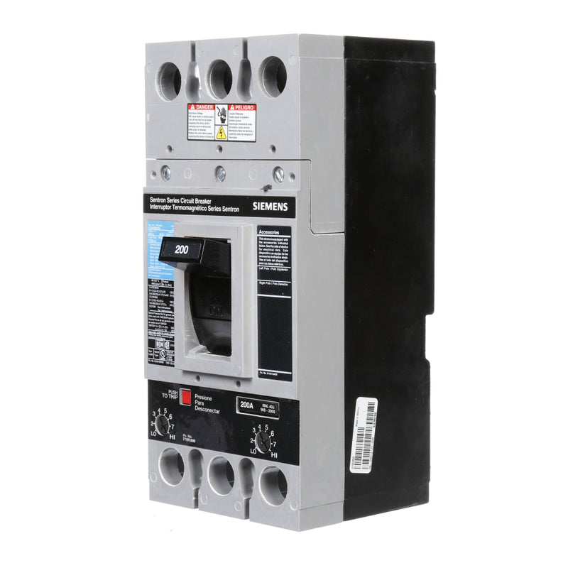 FXD62B200 - SIemens Bolt-On 200 Amp 2 Pole Circuit Breaker - Essential Electric Supply