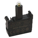 800F-NUW - Allen-Bradley 22mm Integrated LED Module, Latch Mount, 24-120V AC/DC, White LED - Essential Electric Supply