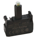 800F-Q3R - Allen-Bradley 22 mm LED Module Push Button, Latch Mount, 24V AC/DC, Red LED - Essential Electric Supply