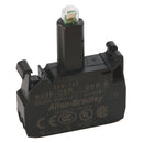 800F-Q5R - Allen-Bradley 22 mm LED Module Push Button 120V AC/DC Red Spring Clamp - Essential Electric Supply