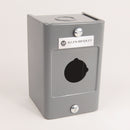800H-1HZ4CY - Allen-Bradley 30 mm Yellow Polymeric Push Button Enclosure, 1-Hole, IP66, Thermoplastic - Essential Electric Supply
