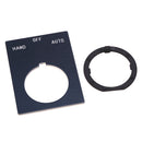 800H-W151 - Allen-Bradley 30mm Push Button Legend Plate, HAND-OFF-AUTO, Gray, NEMA 4/4X, 800H Series - Essential Electric Supply