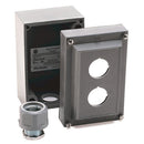 800H2HZ4R - Allen-Bradley 30mm Pushbutton Enclosure 2 Hole Rosite Glass Polyester NEMA 4/4X/13 - Essential Electric Supply