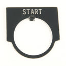 800MR-W19 - Allen-Bradley 22mm START Legend Plate for Motor Control - Essential Electric Supply