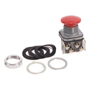 800T-D6A - Allen-Bradley 30mm Momentary Push Button Switch Mushroom Head 1 NO 1 NC - Essential Electric Supply