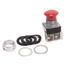 800T-FX6A1 - Allen-Bradley 30mm Push-Pull Mushroom Head Push Button, 600V 10A, 2-Position, 1NO/1NC, Standard Block, Red, NEMA 4/13, UL/CSA/CE - Essential Electric Supply