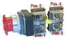 800T-FXD4 Allen-Bradley Pushbutton Pilot Device Standard Mushroom Head Push-Pull Button Type 4/13 - Essential Electric Supply