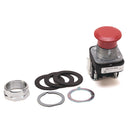 800T-FXT6D4 - Allen-Bradley 30.5 mm Push-Pull/Twist Push Button, 2-Position, Red, 1 N.C.L.B. Block, Plastic Mushroom Head - Essential Electric Supply
