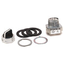 800T-J2A - Allen-Bradley 3-Position Selector Switch 30.5mm Maintained White Knob, 10A, 600V, UL CSA CE Certified - Essential Electric Supply