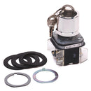 800T-NX970 - Allen-Bradley 30mm Cylinder Lock Push Button, 2 NO Contacts, Type 4/13, Metal Bezel - Essential Electric Supply
