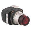 800T-PB16R - Allen-Bradley 30mm Illuminated Push Button 120V AC 10A 1NO 1NC Extended Head - Essential Electric Supply