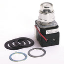 800T-QTH2R Allen-Bradley Pilot Light 30.5mm Push-to-Test LED, 12-130V AC/DC, 1 NO-1 NC - Essential Electric Supply