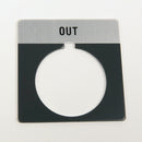800T-X532 - Allen-Bradley 30mm 800T Legend Plate, Aluminum, Standard KC Type - Essential Electric Supply