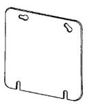 8487 Appleton Electrical Box Cover Flat 4-11/16 Inch Square Blank Steel - Essential Electric Supply