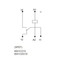 8501CO15V14 - Square D 30A 24VAC SPDT Power Relay, 1.5 HP, 1 Pole, Panel Mount - Essential Electric Supply