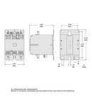 8910DPA42V09 - Square D 40A 2-Pole Definite Purpose Contactor 208-240V Coil 600V Panel Mount - Essential Electric Supply