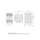8910DPA43V09 - Square D 40A 3-Pole Definite Purpose Contactor 208-240V Coil Panel Mount - Essential Electric Supply