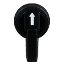 9001B25 - Square D 30mm Long Black Selector Switch Knob, Gloved Hand Actuator, NEMA 4X Rated - Essential Electric Supply